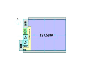 ２～６階間取図（フロア貸し）