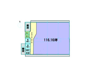 １階間取図（フロア貸し）